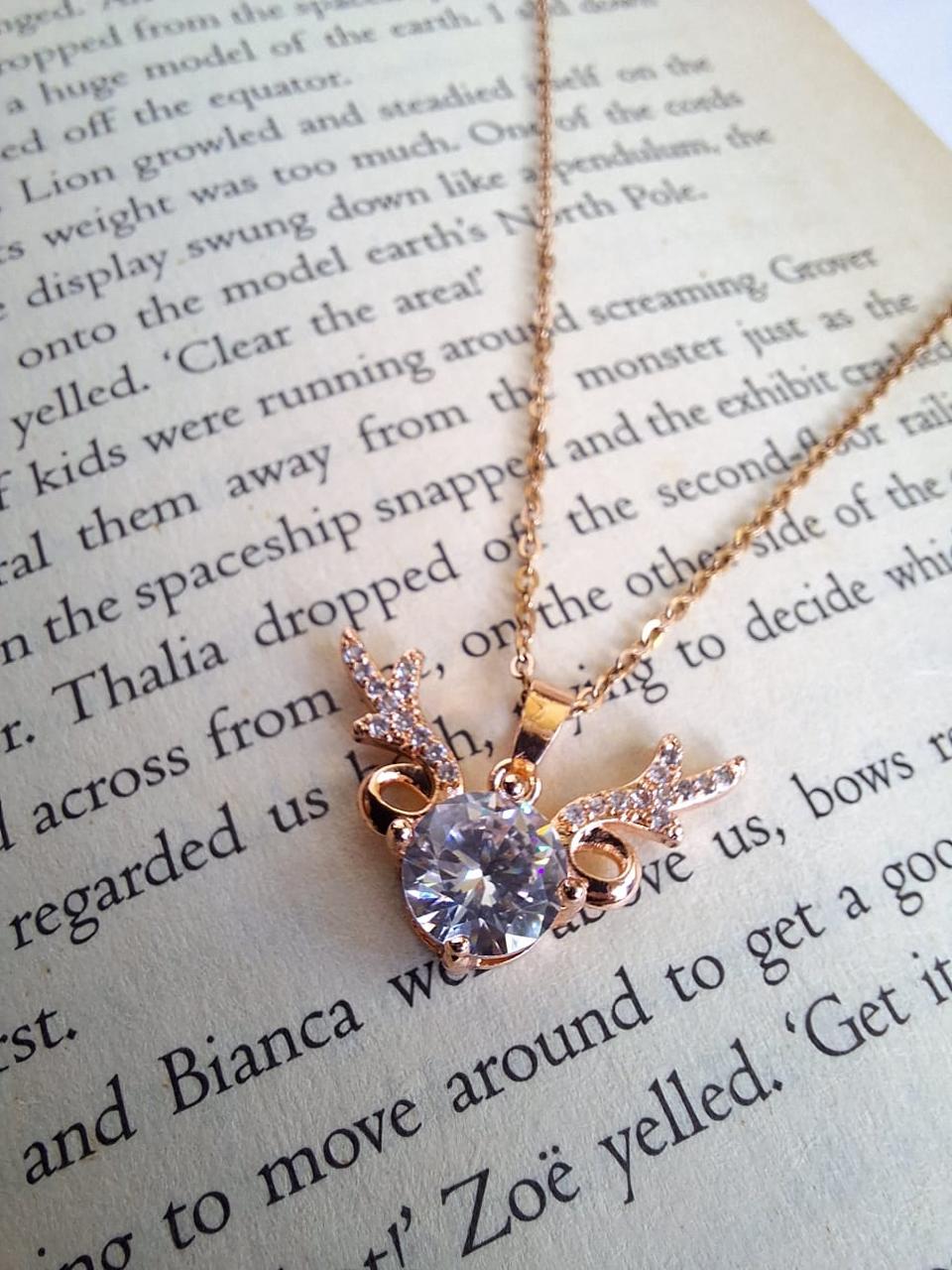 Mystic Reindeer Horn Pendant