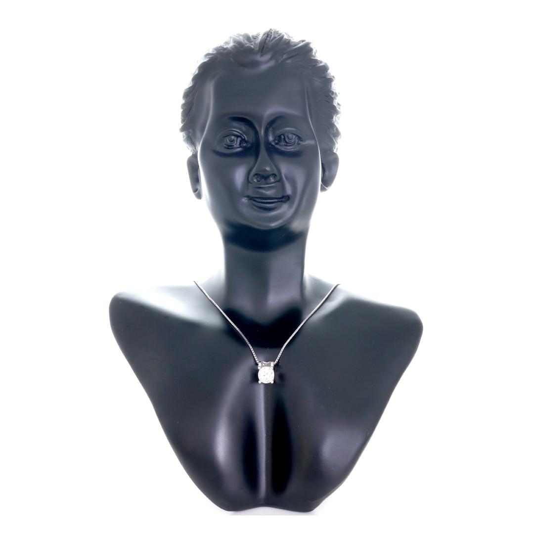 Solitaire Aura Pendant Chain