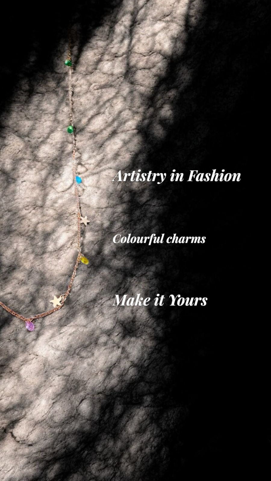 Gem Stardust Charms Necklace