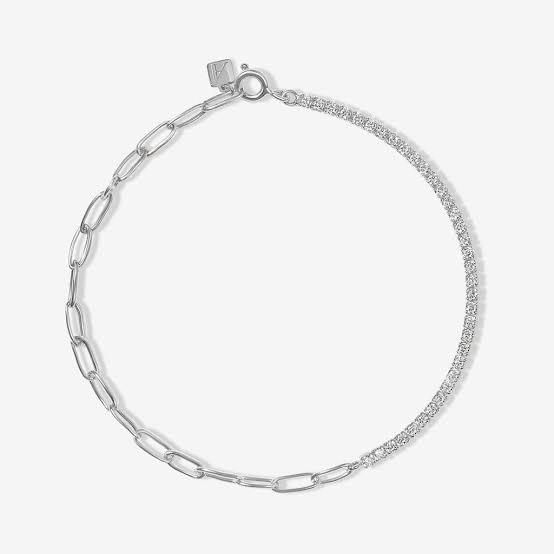 Half Tennis Bracelet