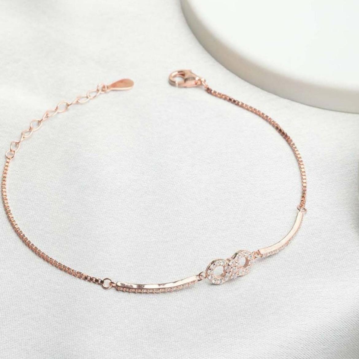 INFINITY ROSE GLOW BRACELET