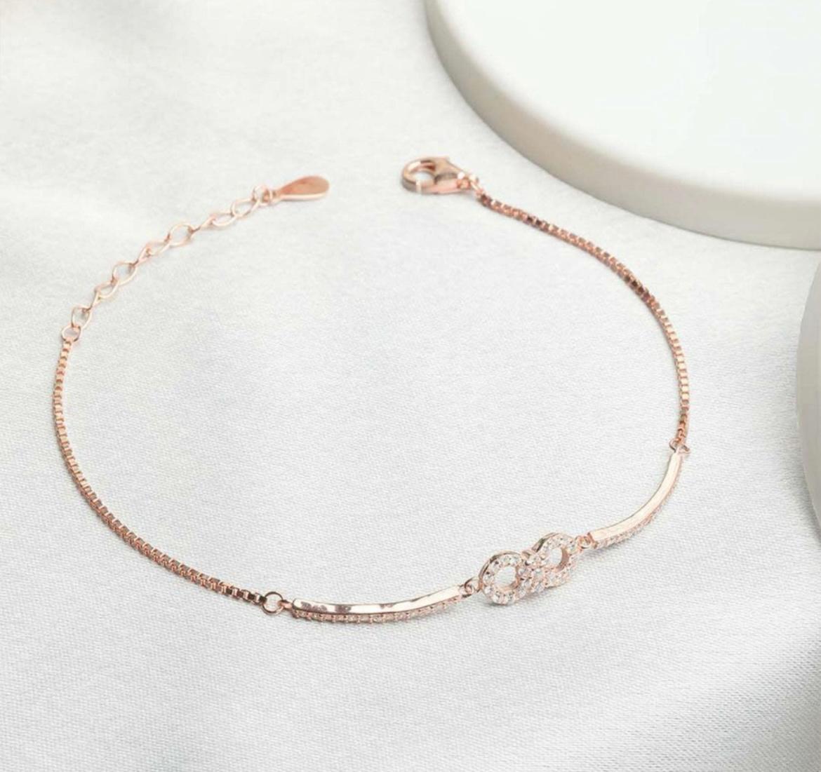 INFINITY ROSE GLOW BRACELET