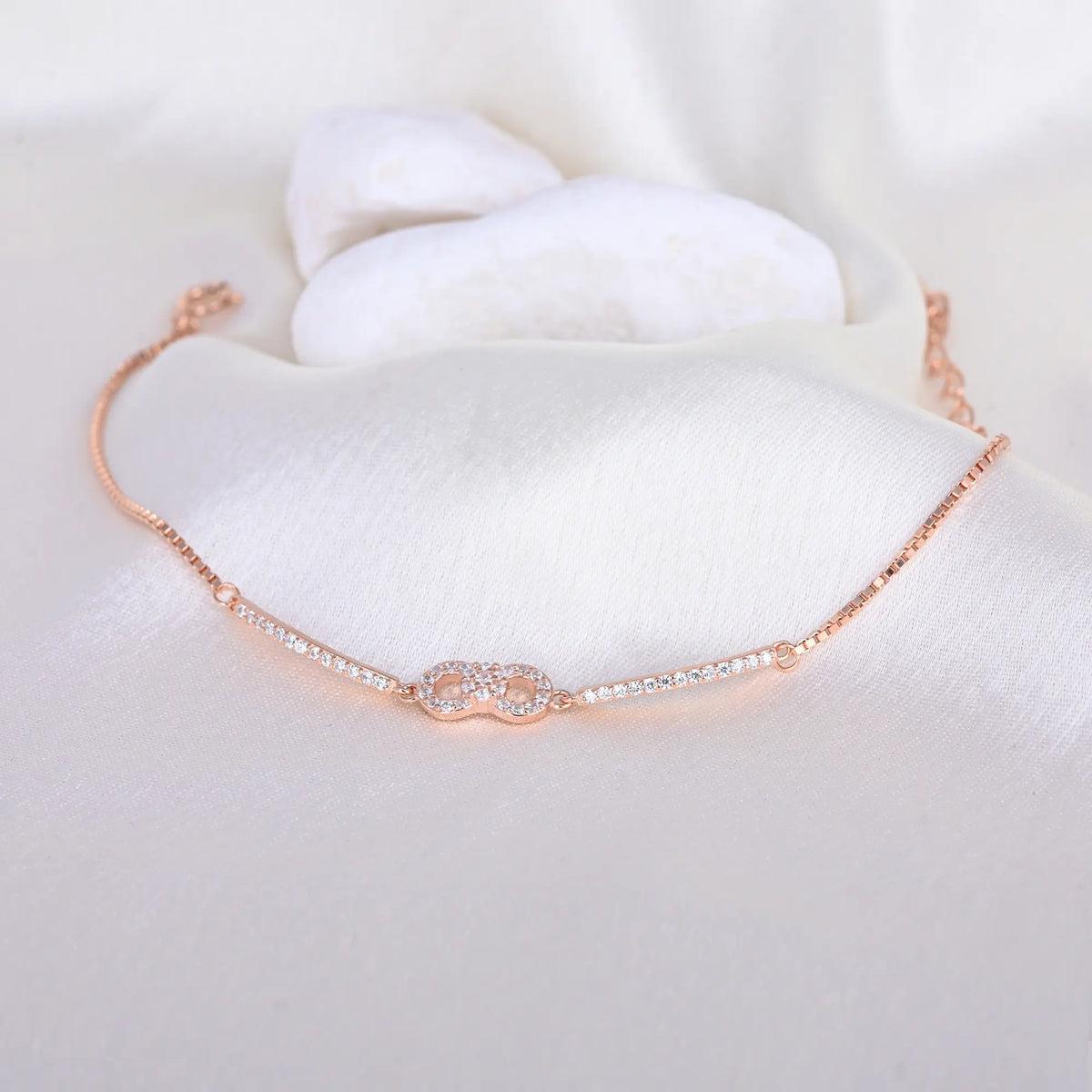 INFINITY ROSE GLOW BRACELET