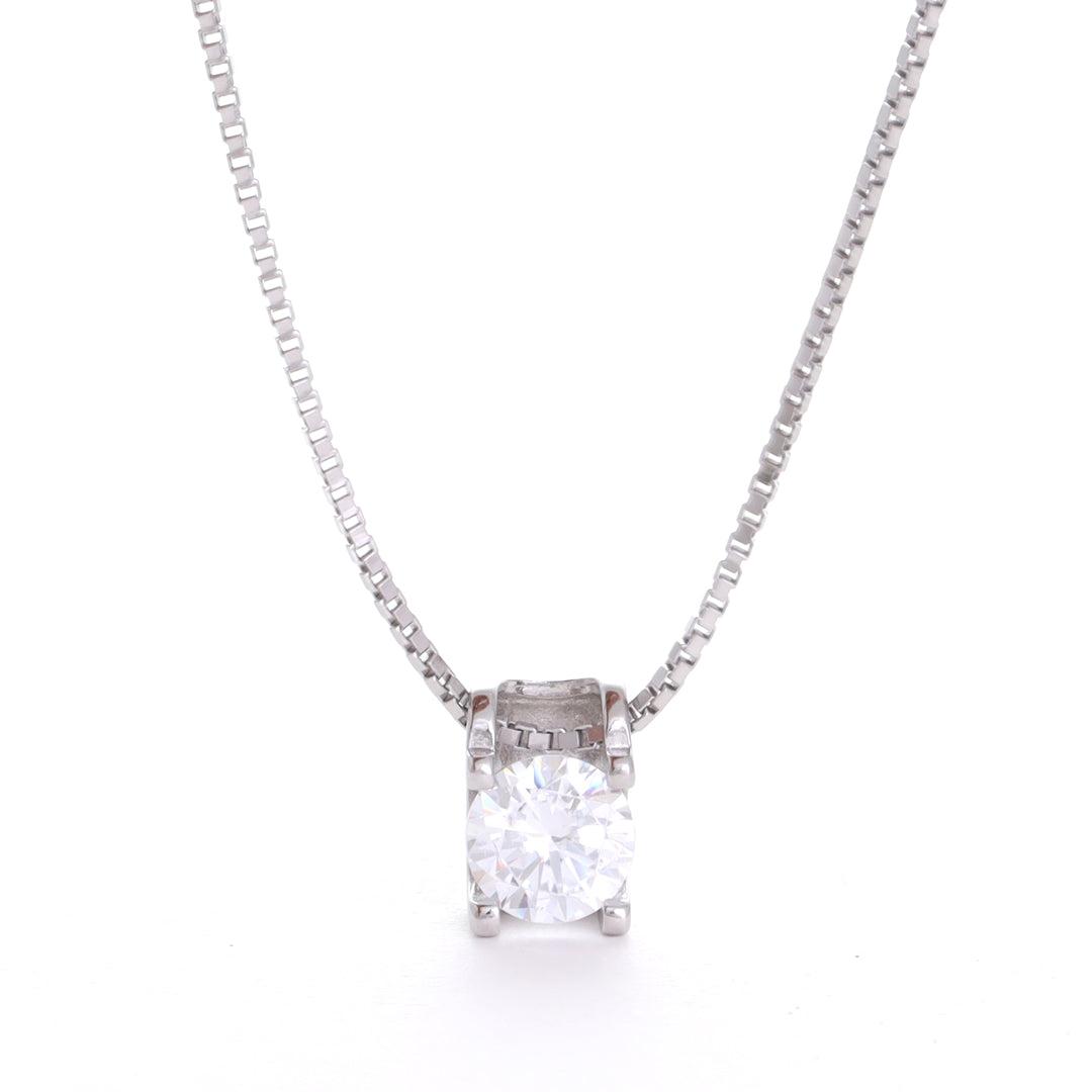 Solitaire Aura Pendant Chain