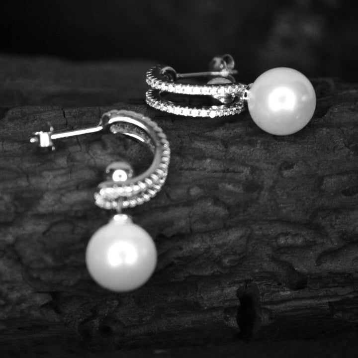 Pearl Luxe Layers (your 5-in-1 multi-way pearl silver earrings)