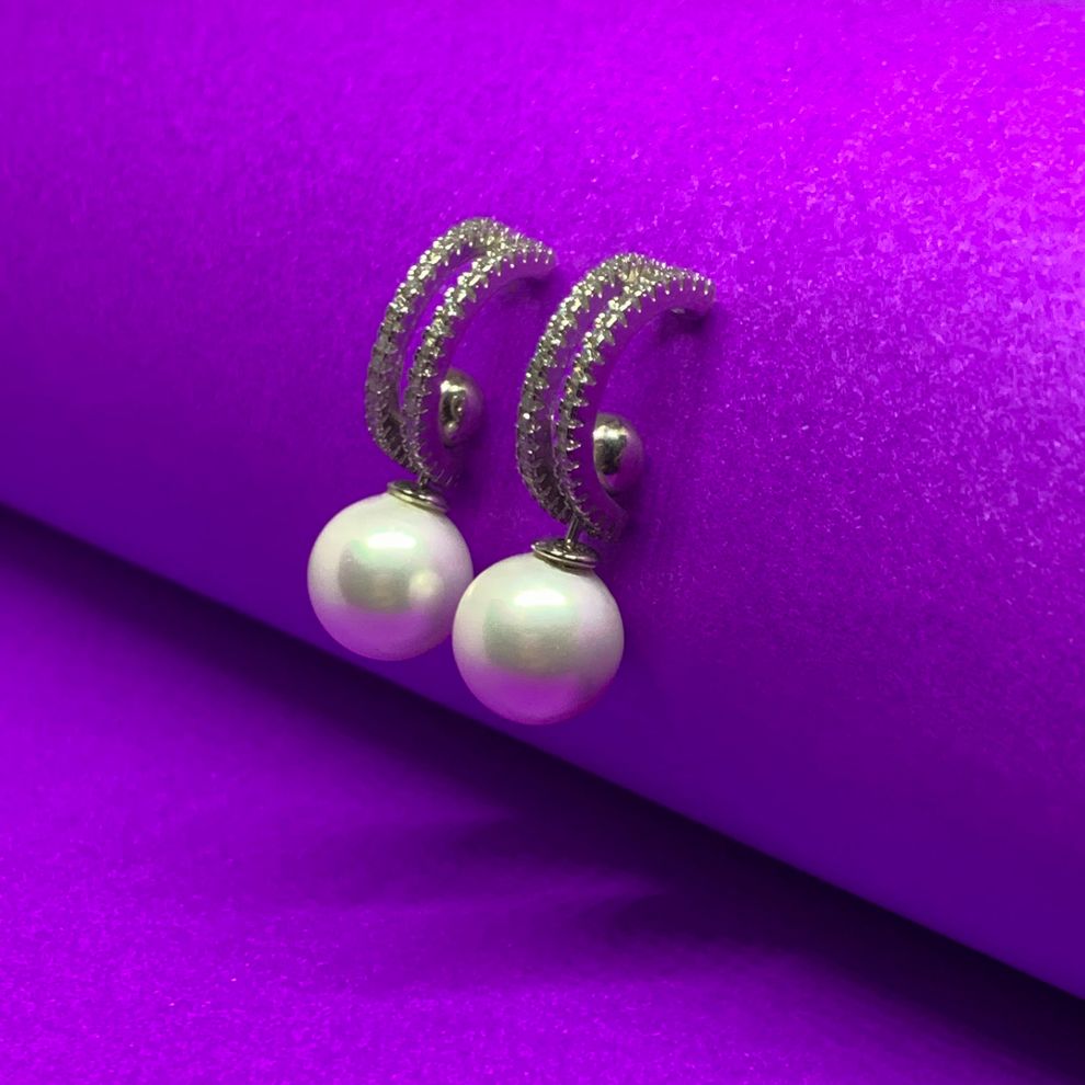 Pearl Luxe Layers (your 5-in-1 multi-way pearl silver earrings)