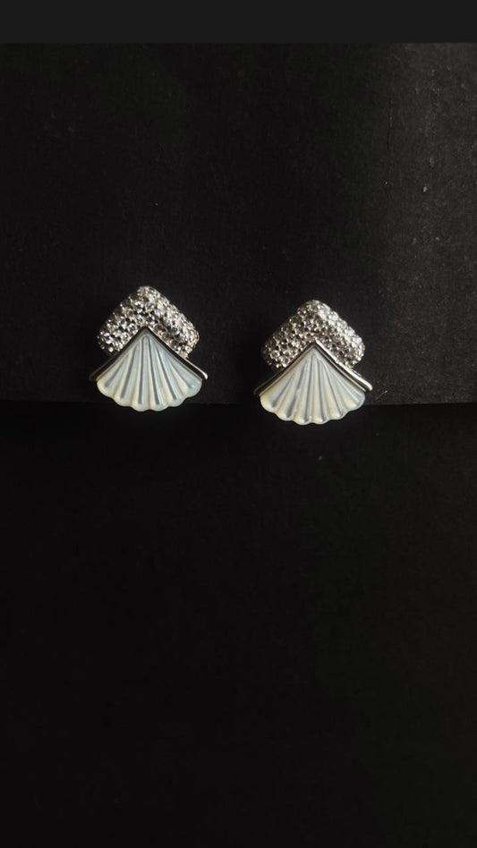 Evara’s Ocean Gleam Studs