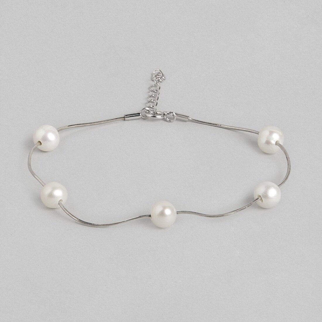 Pearl Orbit Bracelet Silver Version