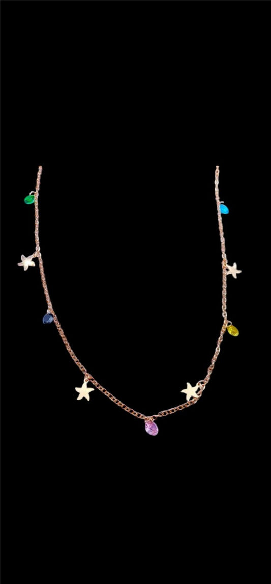 Gem Stardust Charms Necklace