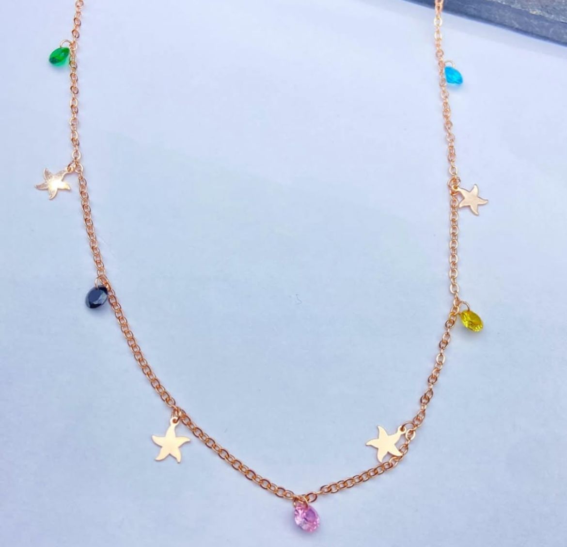 Gem Stardust Charms Necklace