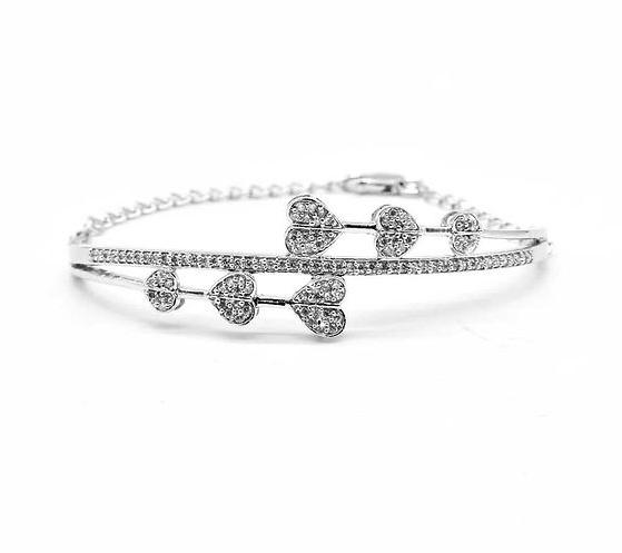 THE HEARTLINE TWINKLING CUFF BRACELET