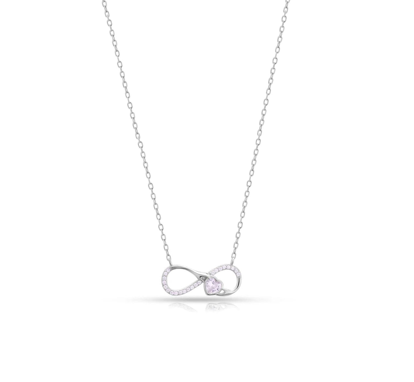 ETERNITY HEART PENDANT NECKLACE