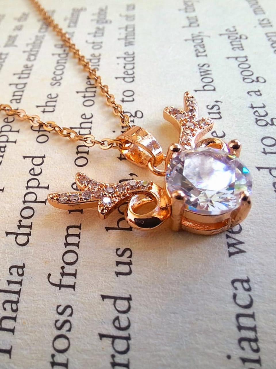 Mystic Reindeer Horn Pendant