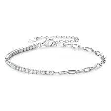 Half Tennis Bracelet