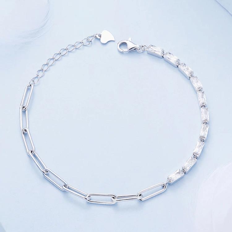 Half Tennis Bracelet – Baguette Edition