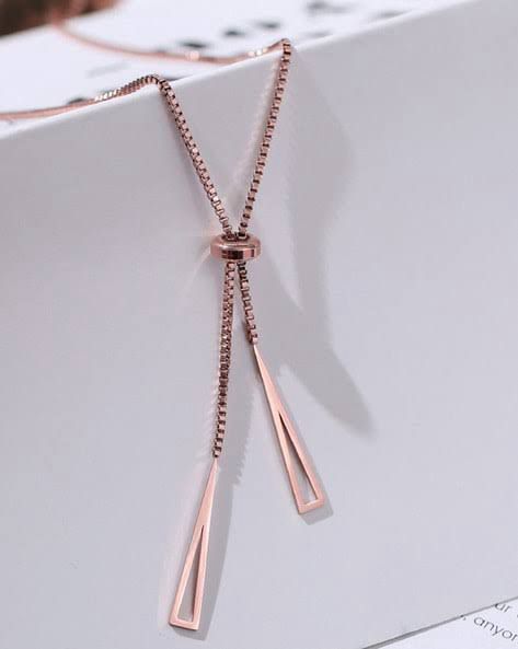 Symmetry Triad Pull Adjustable Necklace