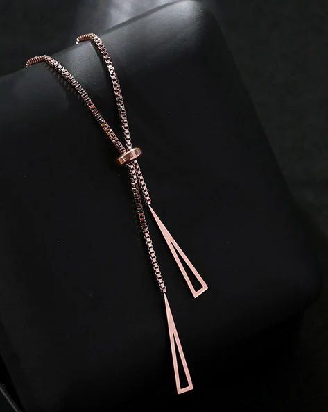 Symmetry Triad Pull Adjustable Necklace