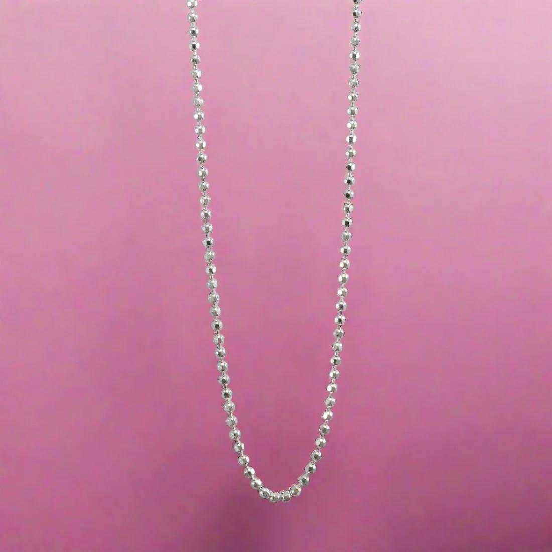 Pure Silver Bead Chain