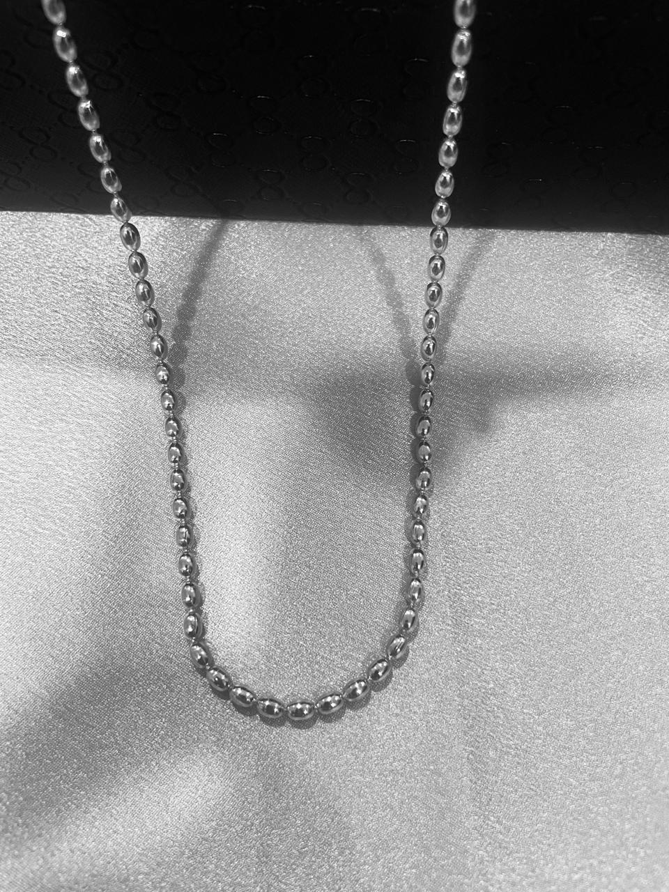 Pure Silver Bead Chain