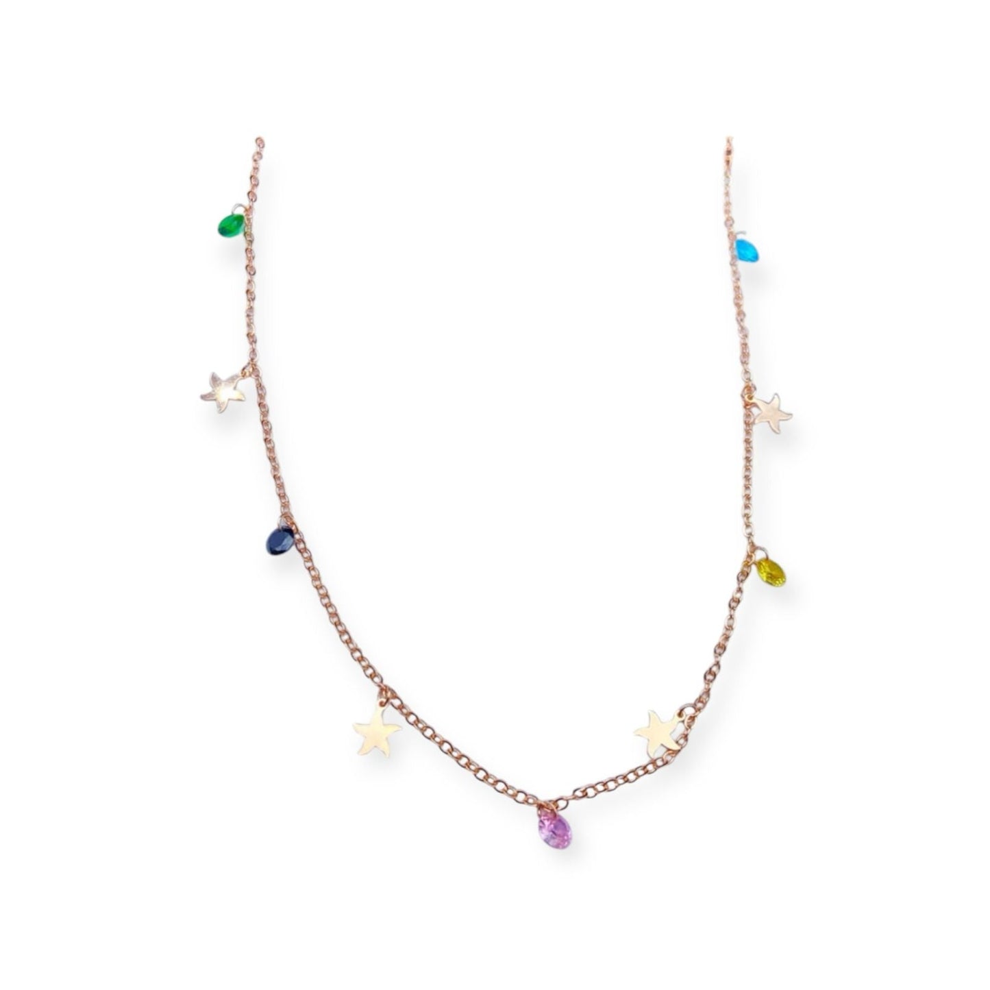 Gem Stardust Charms Necklace