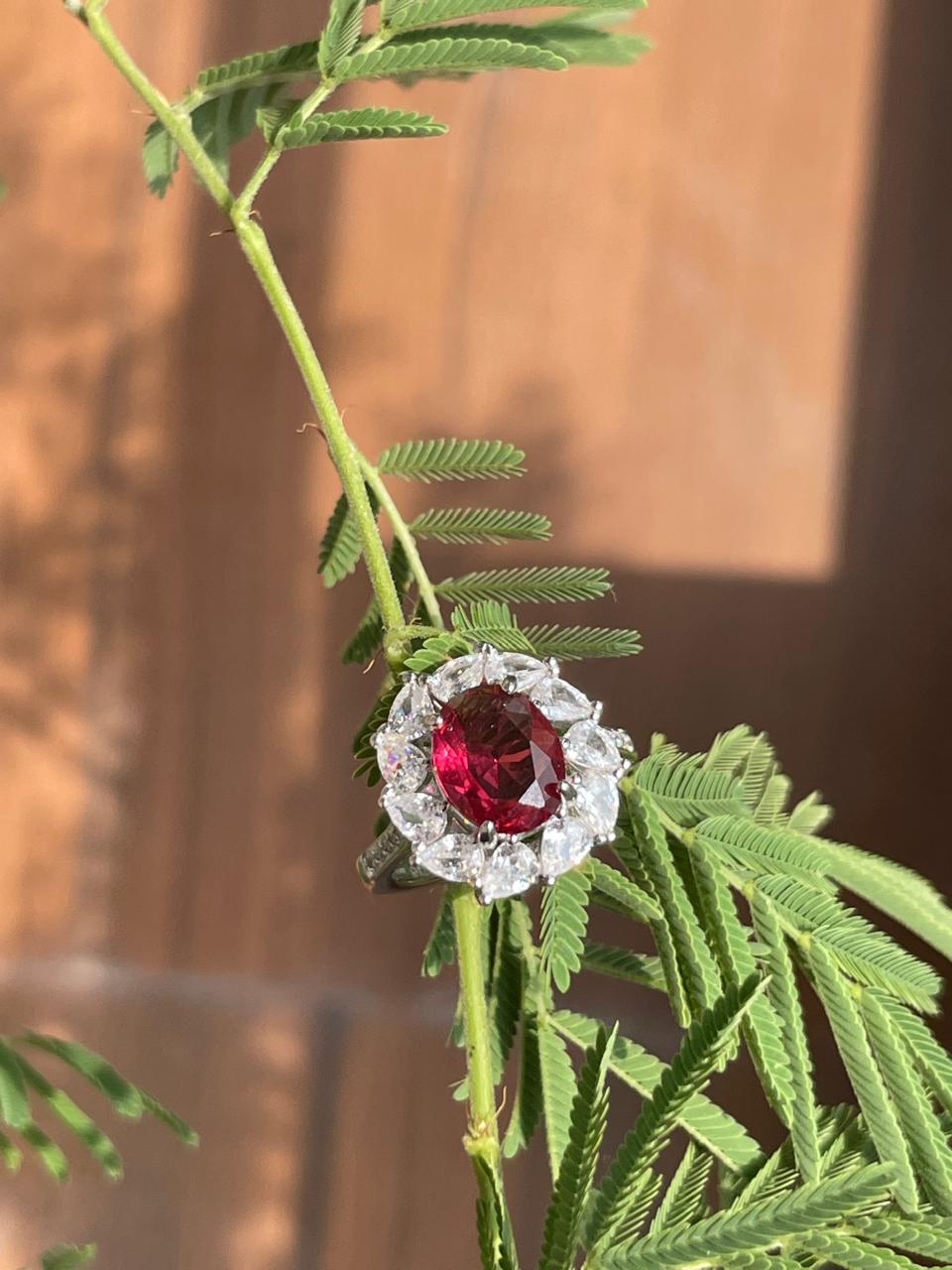 Royal Bloom – Ruby Ring