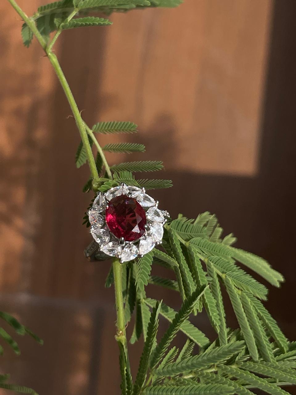 Royal Bloom – Ruby Ring